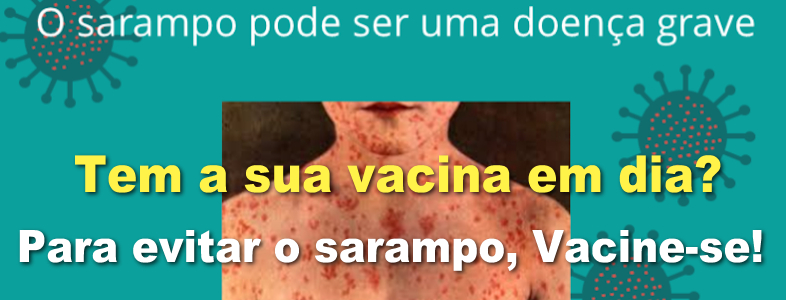 Alerta DGS vacinação – Sarampo