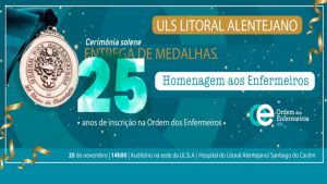 Cerimónia Solene de Entrega de Medalhas Comemorativas dos 25 Anos de Inscrição na Ordem dos Enfermeiros